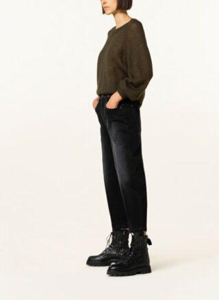 drykorn Shelter Boyfriend Jeans Damen, Schwarz