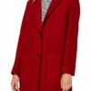 edc by ESPRIT 089Cc1G022 Wollmantel Damen, Rot