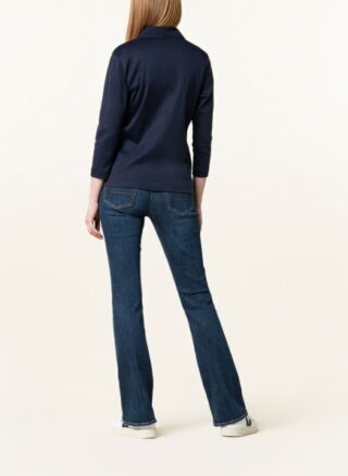 efixelle Jersey-Poloshirt Damen, Blau