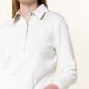 efixelle Jersey-Poloshirt Damen, Weiß