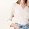 efixelle T-Shirts Damen, Beige