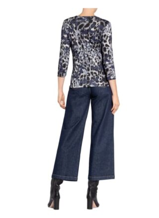 efixelle T-Shirts Damen, Blau