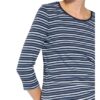 efixelle T-Shirts Damen, Blau