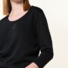 efixelle T-Shirts Damen, Schwarz