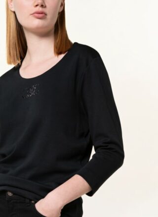 efixelle T-Shirts Damen, Schwarz