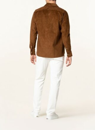 eleventy Cord-Overshirt Herren, Beige