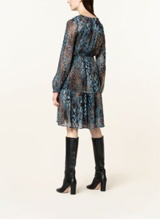 floer Hängerkleid Damen, Blau