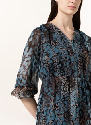 floer Hängerkleid Damen, Blau