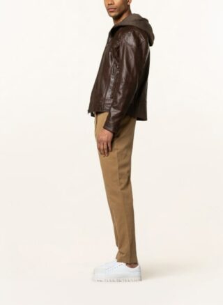 gipsy Biko Lederjacke Herren, Braun