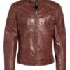 gipsy Derry Lederjacke Herren, Braun