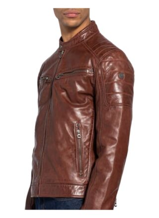 gipsy Derry Lederjacke Herren, Braun