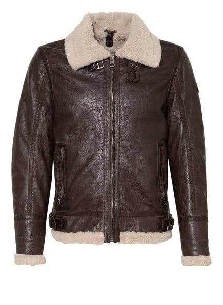 gipsy Gmairforce Lederjacke Herren, Braun gipsy Gmairforce Lederjacke Herren, Braun