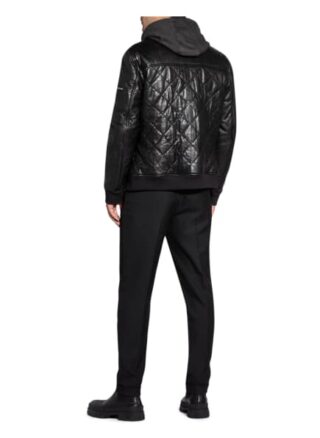 gipsy Gmcludo Lederjacke Herren, Schwarz