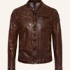 gipsy Gmdrove Lederjacke Herren, Braun