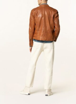 gipsy Gmfeliks Lederjacke Herren, Braun