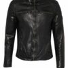 gipsy Gmfeliks Lederjacke Herren, Schwarz