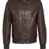 gipsy Grahan Lederjacke Herren, Braun