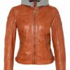 gipsy Gwammy Lederjacke Damen, Braun