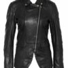 gipsy Gwlony Lederjacke Damen, Schwarz