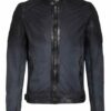 gipsy Lazzlo Lederjacke Herren, Blau