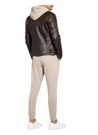gipsy Tulok Lederjacke Herren, Braun