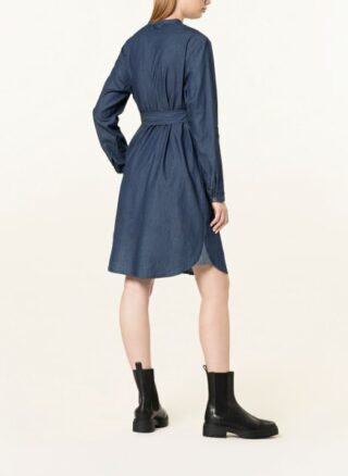 hammerschmid Ammersee Hemdblusenkleid Damen, Blau
