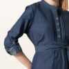 hammerschmid Ammersee Hemdblusenkleid Damen, Blau