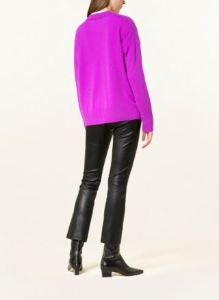 herzensangelegenheit Cashmere-Strickjacke Damen, Pink
