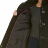 kensie Dufflecoat Damen, Schwarz