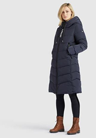 khujo AYLEENA Steppmantel Damen, Schwarz