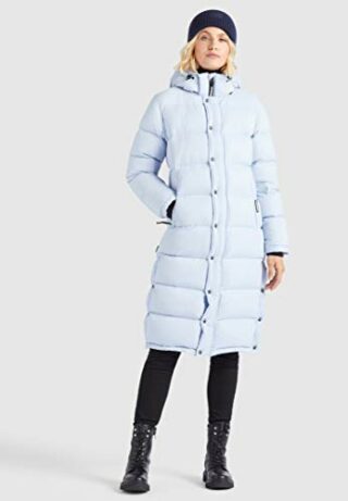 khujo Feodora Steppmantel Damen, Blau