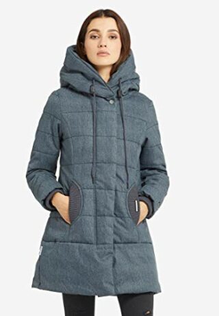 khujo SHERMA Steppmantel Damen, Blau