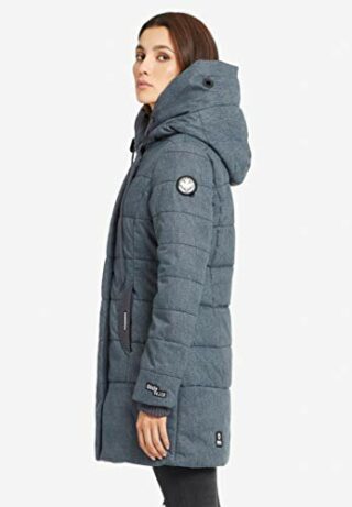 khujo SHERMA Steppmantel Damen, Blau