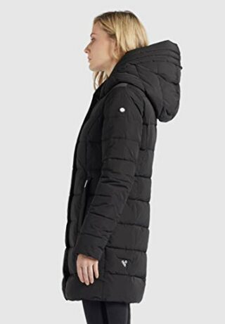 khujo Silla Steppmantel Damen, Schwarz
