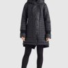 khujo TOPSY2 Steppmantel Damen, Schwarz
