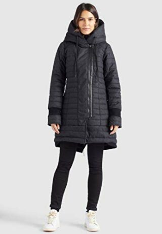 khujo TOPSY2 Steppmantel Damen, Schwarz
