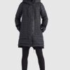 khujo TOPSY2 Steppmantel Damen, Schwarz