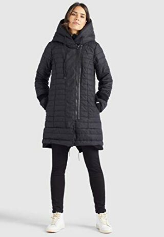 khujo TOPSY2 Steppmantel Damen, Schwarz