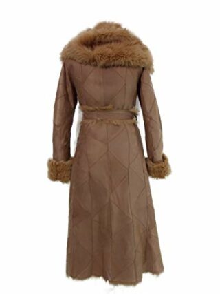 kkdafis Fellmantel Damen, Pink