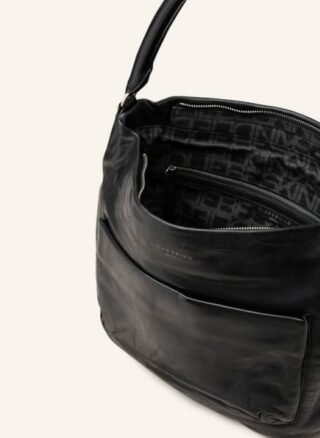 liebeskind berlin Ever Medium Hobo-Bag Damen, Schwarz