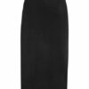 lilienfels Bleistiftrock Damen, Schwarz