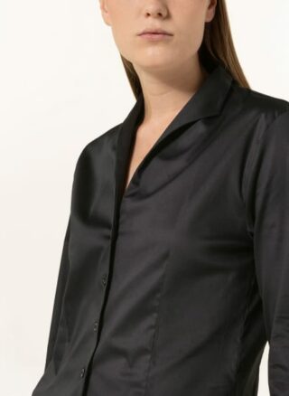 lilienfels Bluse Damen, Schwarz