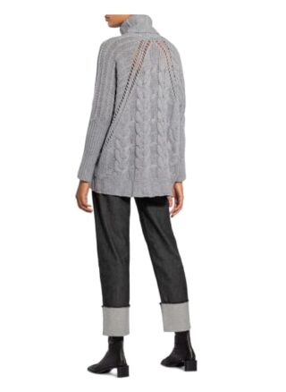 lilienfels Cashmere-Pullover Damen, Grau