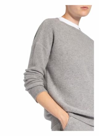 lilienfels Cashmere-Pullover Damen, Grau