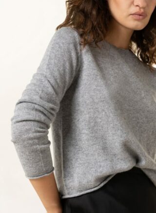 lilienfels Cashmere-Pullover Damen, Grau