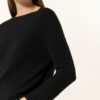 lilienfels Cashmere-Pullover Damen, Schwarz