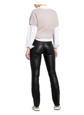 lilienfels Lederhose Damen, Schwarz
