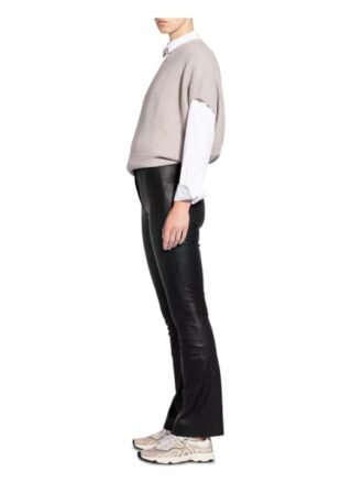lilienfels Lederhose Damen, Schwarz