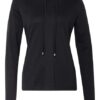 lilienfels Strick-Hoodie Damen, Schwarz