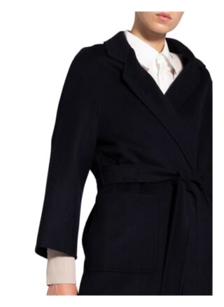 lilienfels Wollmantel Damen, Blau